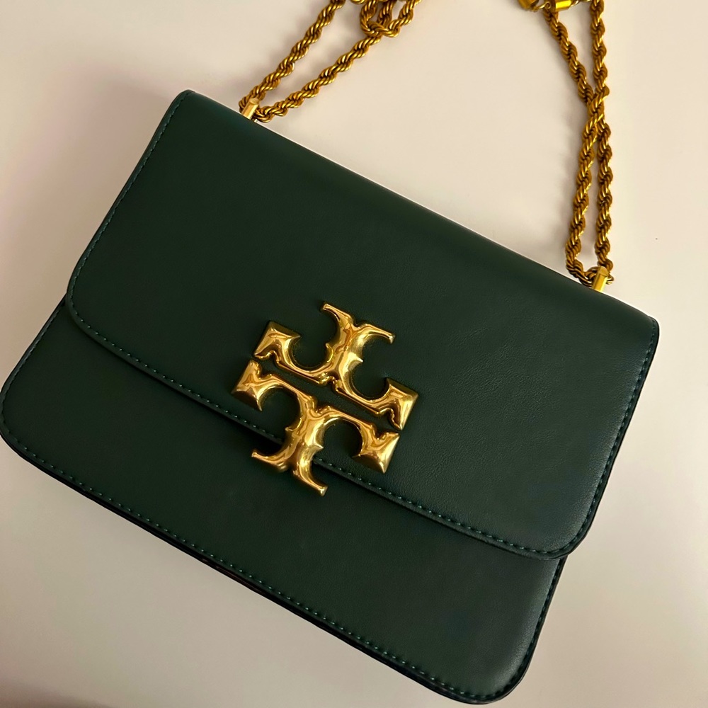 Green Tory Burch bag